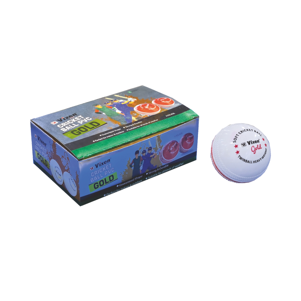 CRICKET BALL PVC TWIN GOLD  HEAVY