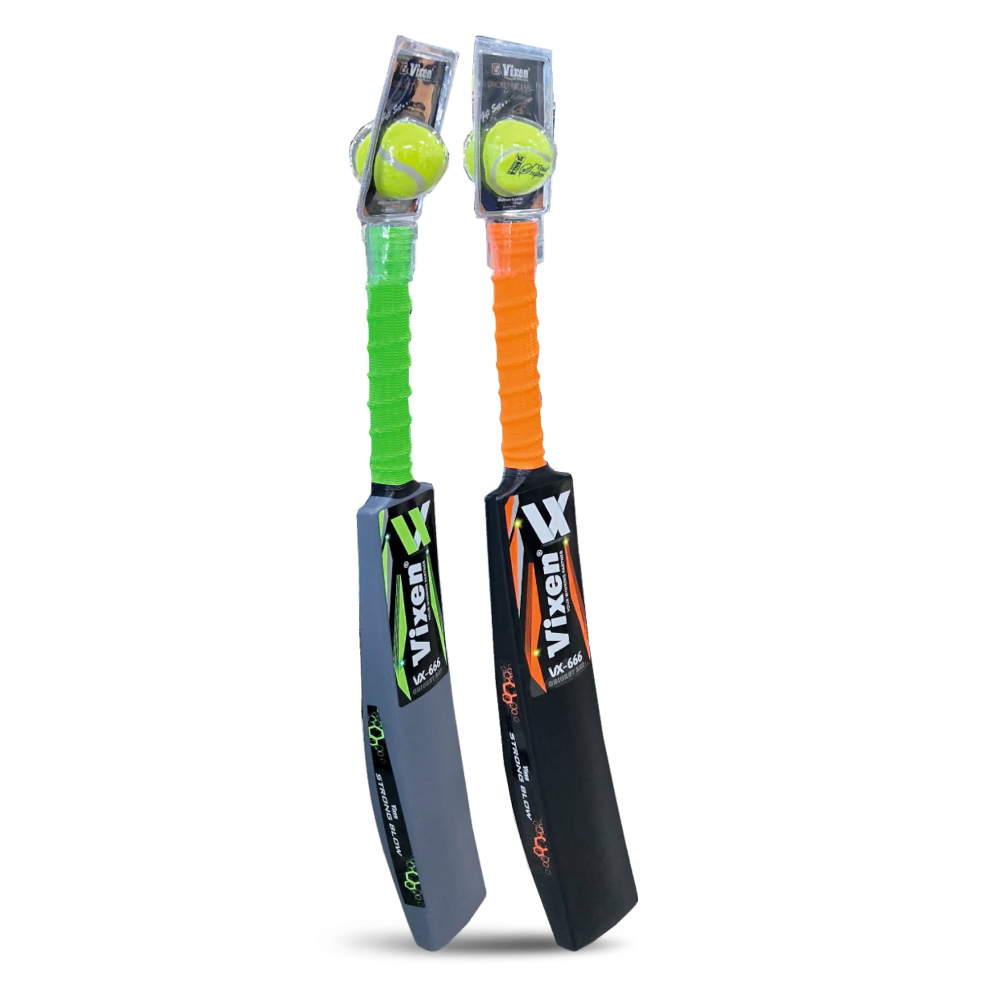 CRICKET PLASTIC BAT &  BALL SET VX-666