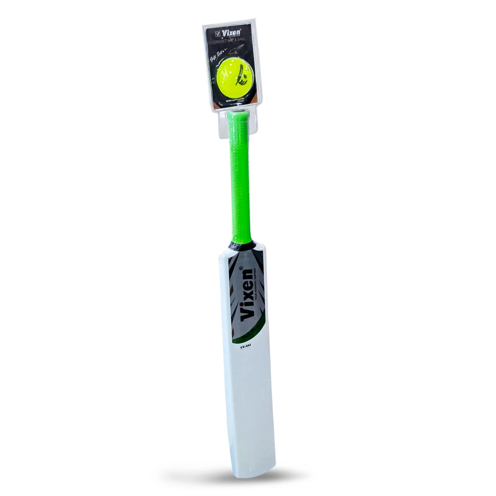 CRICKET PLASTIC BAT & BALL SET VX-444