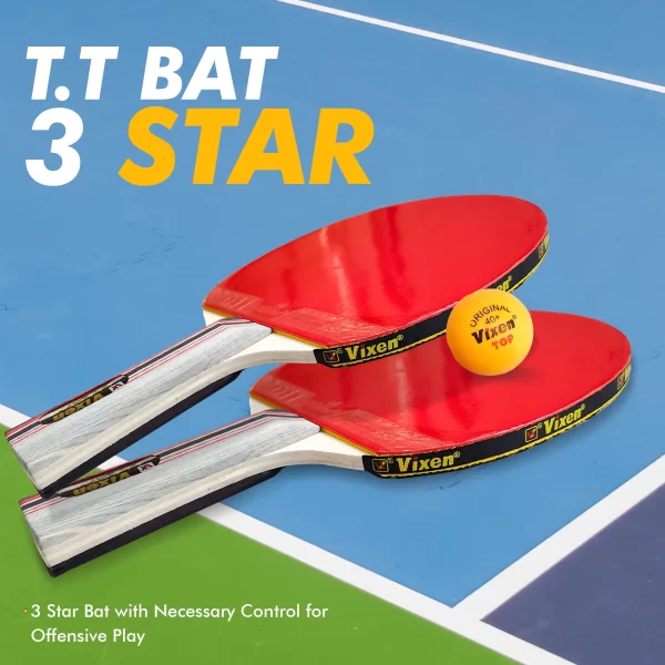 TT BAT 3 STAR - Sport Goods Manufacturers & Suppliers