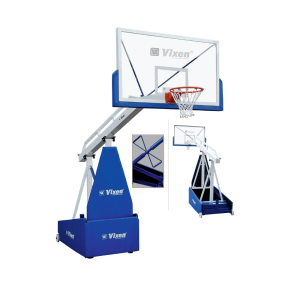BASKETBALL POST MOVABLE MANUAL JACK SYSTEM
