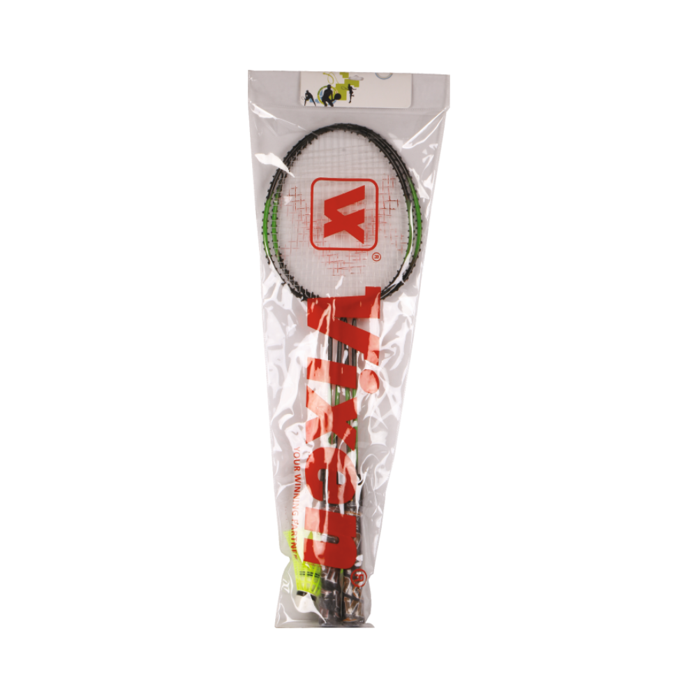 BADMINTON RACKET  DOUBLE SHAFT GIFT SET