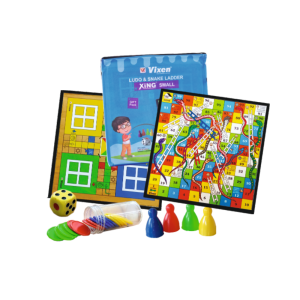 LUDO & SNAKE LADDER WOODEN 10 MM